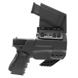 GRITR appendix carry holster offers a two-piece design with a flexible mag and holster connection