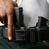 The IWB holster fits snugly around your handgun, keeping it securely in place