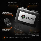 GRITR Aluminum Optic Plate for Mounting RMR Footprint Optics to Walther PDP 2.0