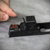 GRITR Optic Plate for Mounting Holosun 407K/507K to Slimline Glock, S&W Shield