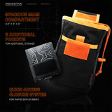 Black with Orange