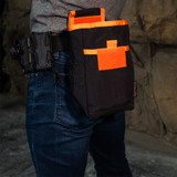 Black with Orange