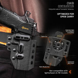 GRITR OMNI IWB/OWB Ambidextrous Kydex Holster Fits Staccato C/CS/P/XL/XC