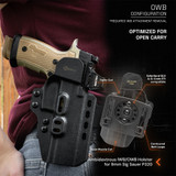 GRITR OMNI IWB/OWB Ambidextrous Kydex Holster Fits Sig Sauer P320