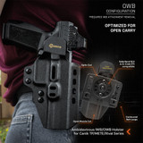 GRITR OMNI IWB/OWB Ambidextrous Kydex Holster Fits Canik TP/METE/Rival