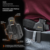 GRITR OMNI IWB/OWB Ambidextrous Kydex Holster Fits Springfield Hellcat/Pro