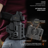 GRITR OMNI IWB/OWB Ambidextrous Kydex Holster Fits Springfield Hellcat/Pro