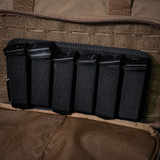 GRITR 6 Slot Pistol Mag Caddy - Hook & Loop Organizer Panel