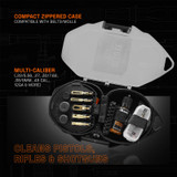 GRITR Deluxe Multi-Caliber Gun Cleaning Kit .17-12GA w/ Bronze Brushes, CLP