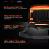 Black/Orange