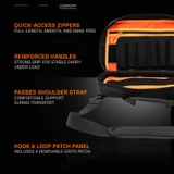 Black/Orange
