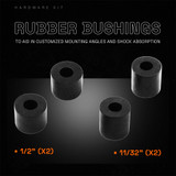 GRITR 16 Piece Hardware Kit for Mounting Outdoor & Tactical Gear