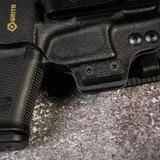 GRITR Stackable Concealment Claw installs directly behind the belt line with two screws for rigid stability