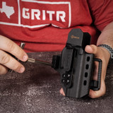 The kit includes rubber bushings, Phillips head screws, and slotted posts – with multiple screw lengths to fit all three claw height configurations
