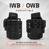 GRITR OMNI IWB/OWB Ambidextrous Kydex Pistol Holster Fits FN 509 & 502 Series