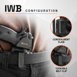 GRITR OMNI IWB/OWB Ambidextrous Kydex Holster Fits CZ 75 (Non-Railed) Models