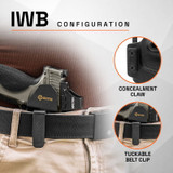 GRITR OMNI IWB/OWB Ambidextrous Kydex Holster Fits Smith & Wesson M&P9 M2.0 Competitor