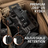 GRITR OMNI IWB/OWB Ambidextrous Kydex Holster Fits Springfield Echelon Compact