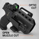 GRITR OMNI IWB/OWB Ambidextrous Kydex Holster Fits Walther PDP Compact