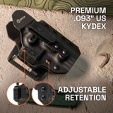 GRITR OMNI IWB/OWB Ambidextrous Kydex Holster Fits Walther PDP Compact
