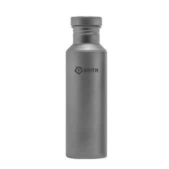 GRITR Titanium Ultralight Leakproof Reusable Sport Water Bottle 24 fl oz/700 ml
