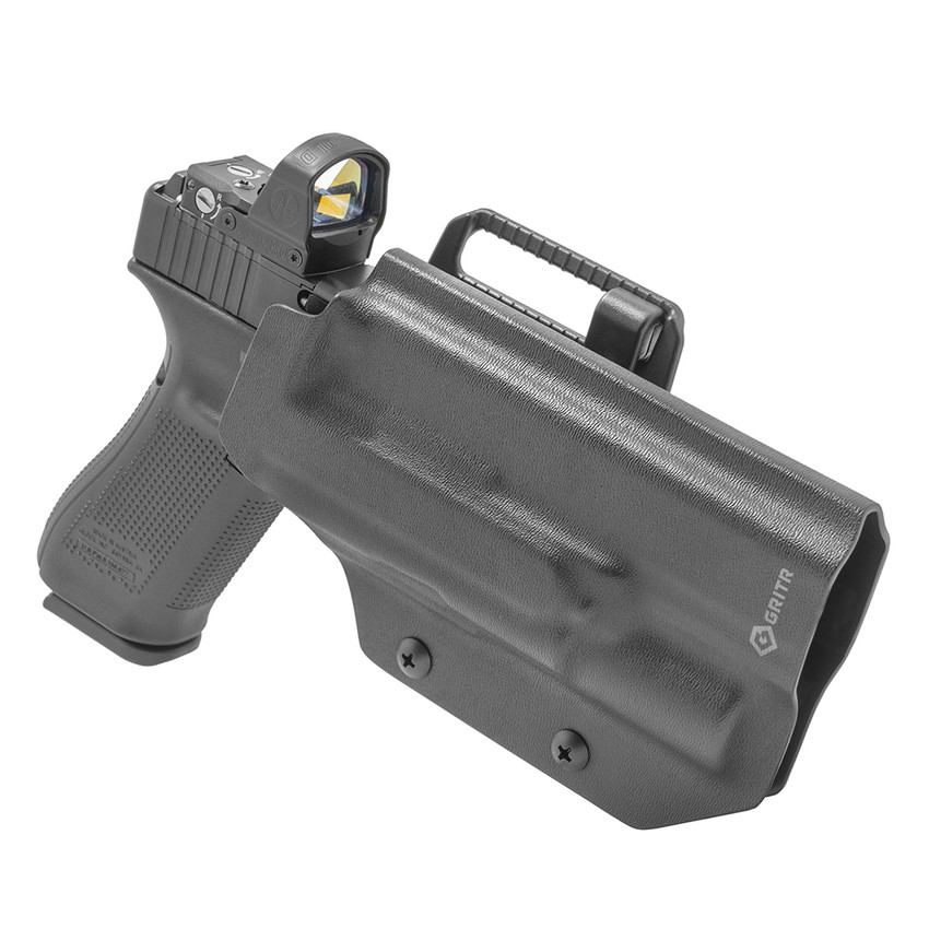GRITR OWB Kydex Right Hand Holster Fits Glock 17 w/ Surefire X300 GRITR OWB Kydex Right Hand Holster Fits Glock 17 w/ Surefire X300