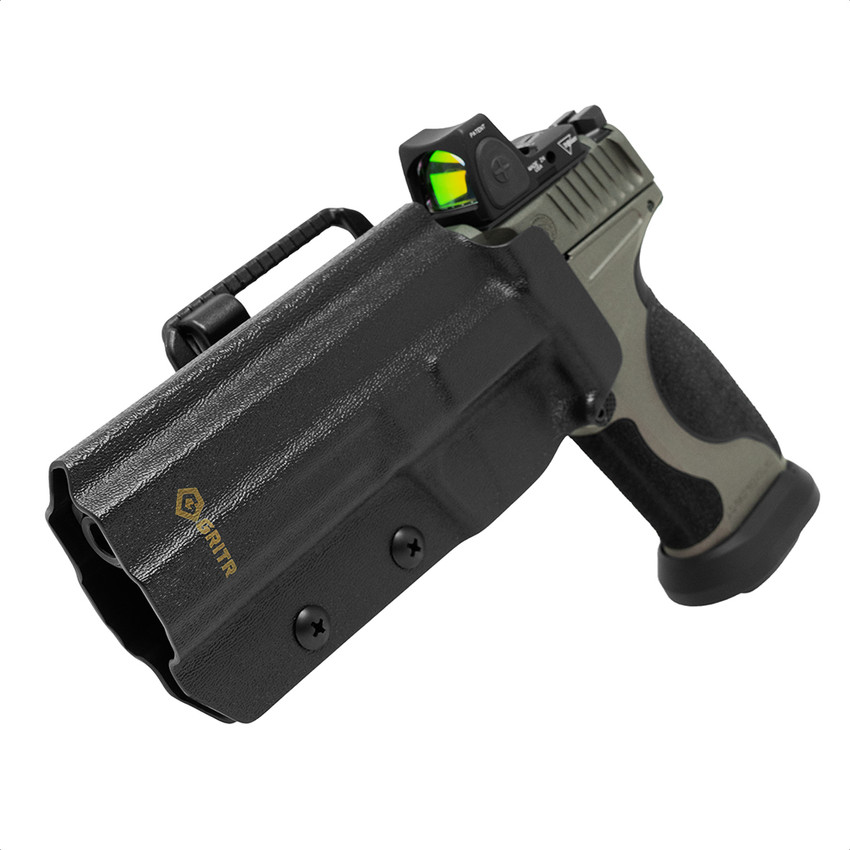 GRITR OWB Kydex Right/Left Hand Holster, placed on a white background Left Hand