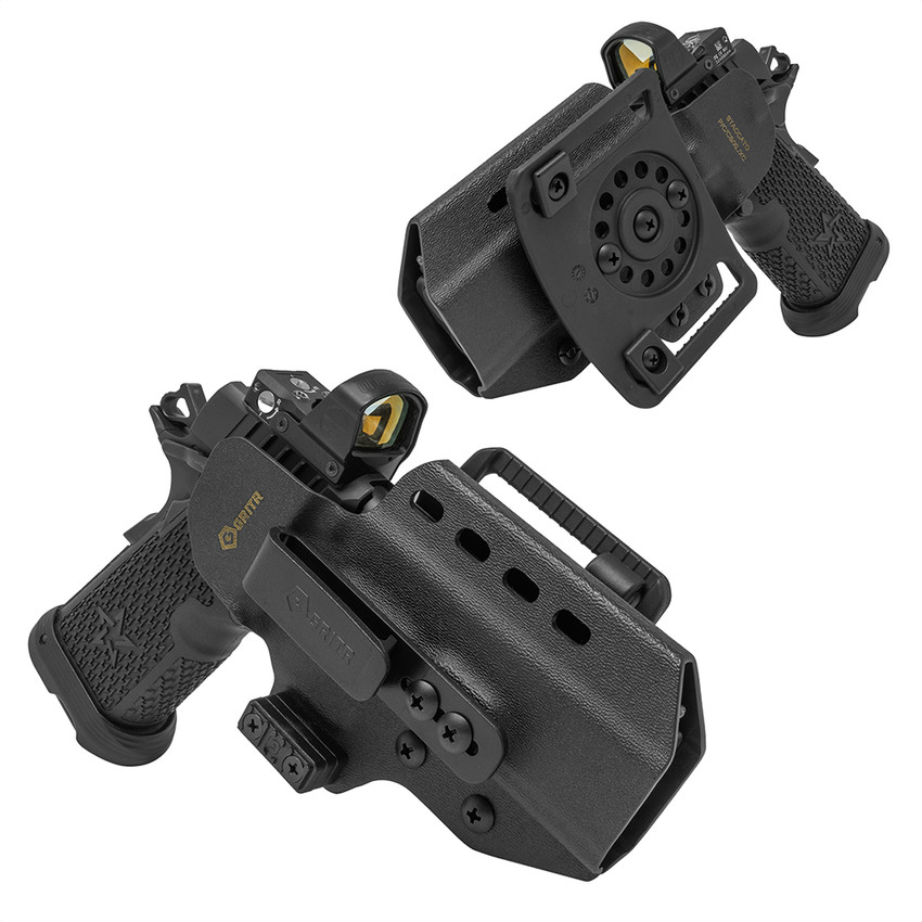 GRITR OMNI Ambidextrous IWB/OWB Holster for Staccato P, shown on white background