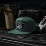 Steel Green/Patch/Flat-Bill Visor