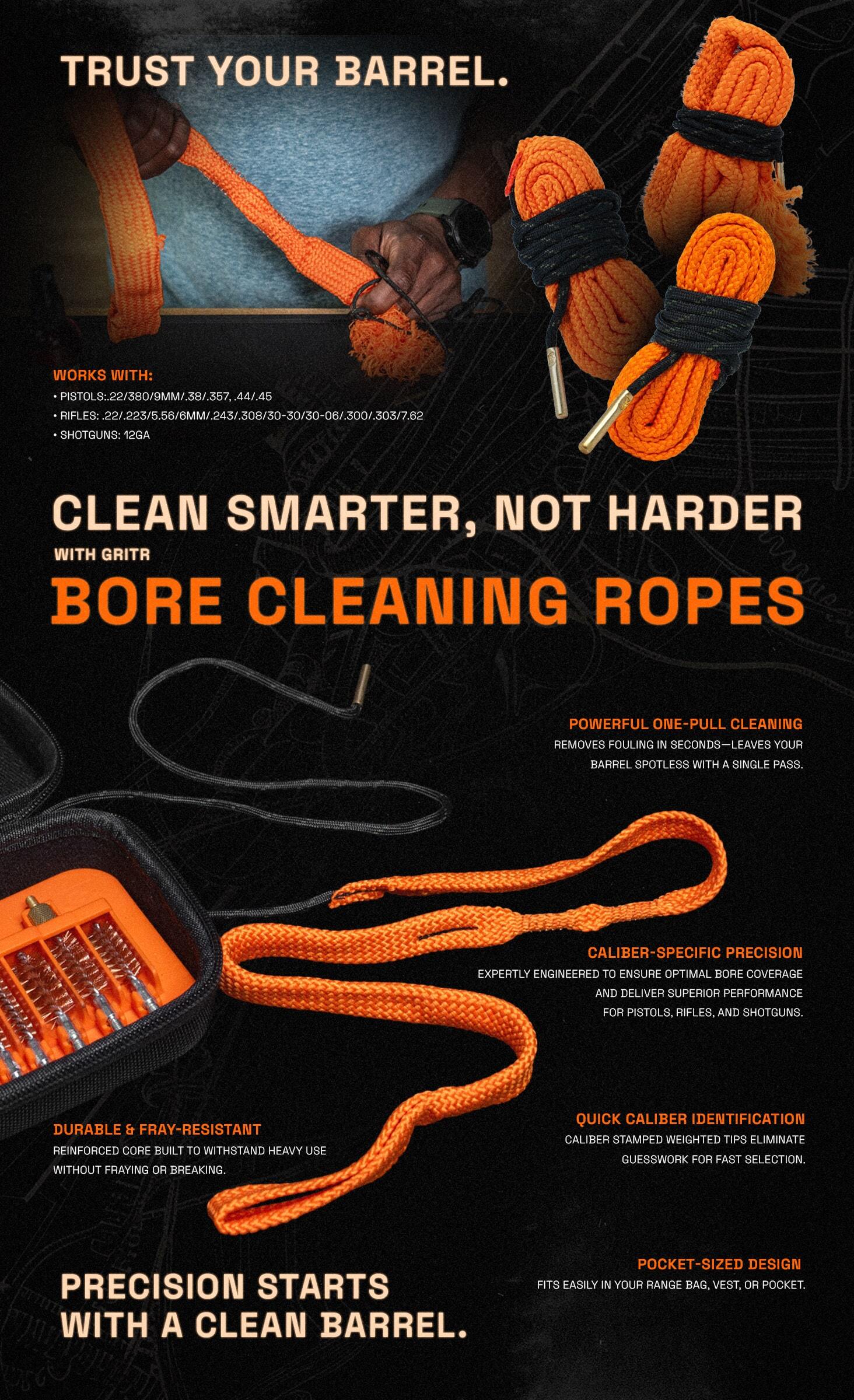 Gun Bore Cleaning Ropes