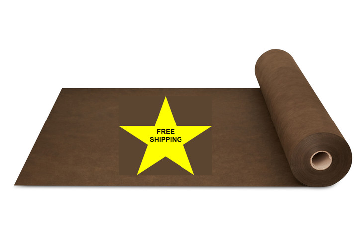 Dark Brown PLA Fabric, ideal for weed control in landscaping and vegetable and flower beds