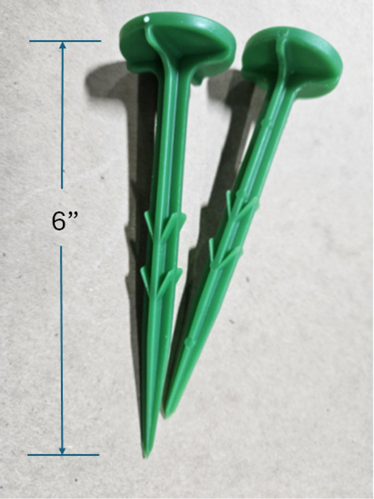 EcoStakes 6 inch  "Round Top" - FREE SHIPPING and FREE GASKETS (Better Long Term Holding Power)