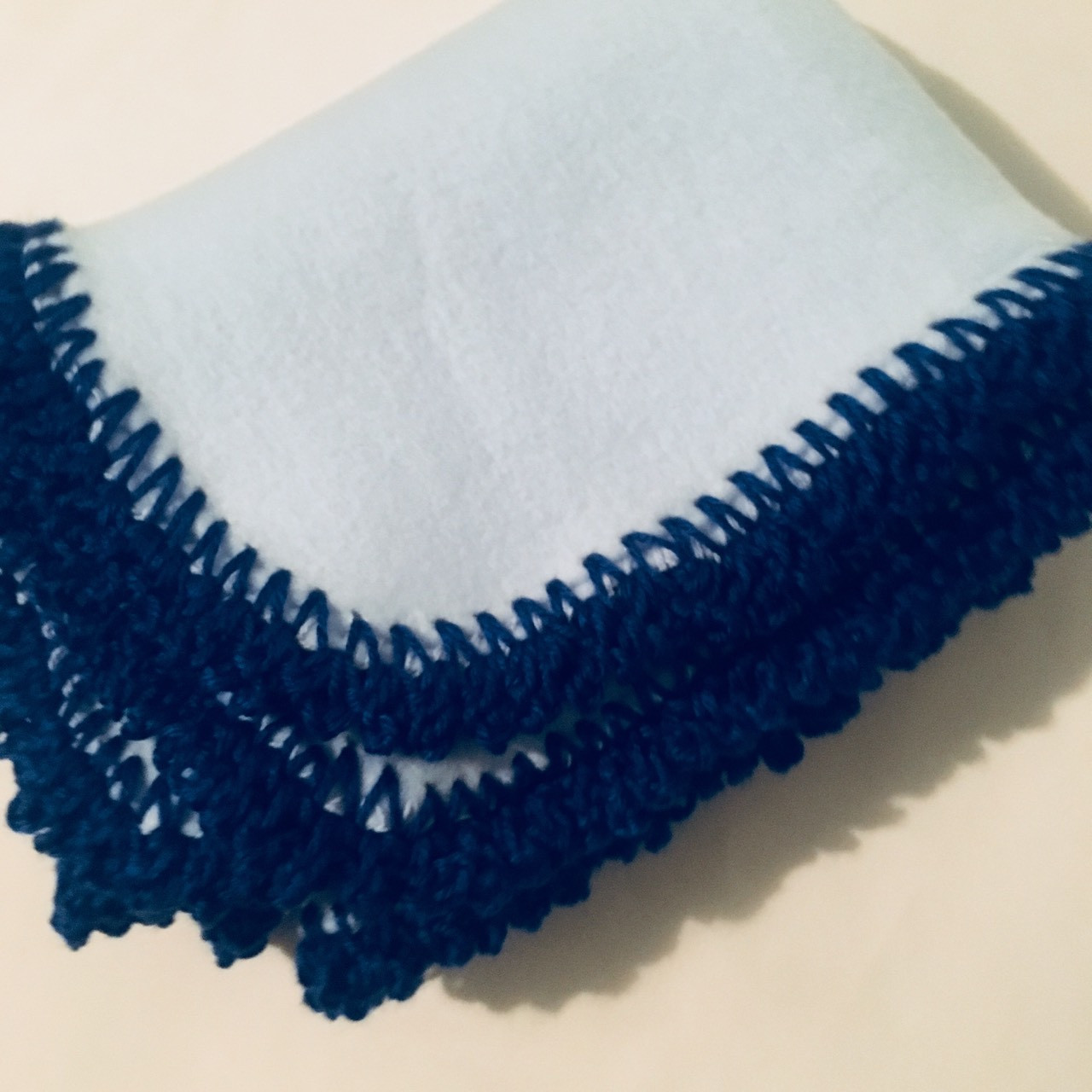 royal blue baby blanket