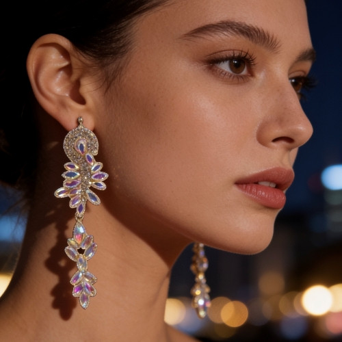 One-of-a-Kind Crystal Earrings – Assorted Styles