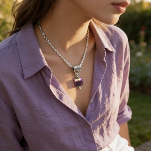 Hand Designed Pendant Necklaces | Stamped Sterling Silver Chains | 3 Styles
