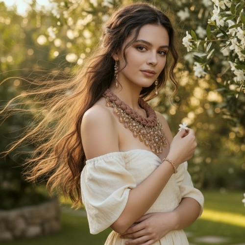 Crystal Necklace Set *Hand Braided Neckline