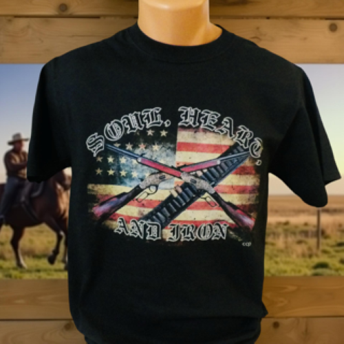 Men's Black Graphic T-Shirt