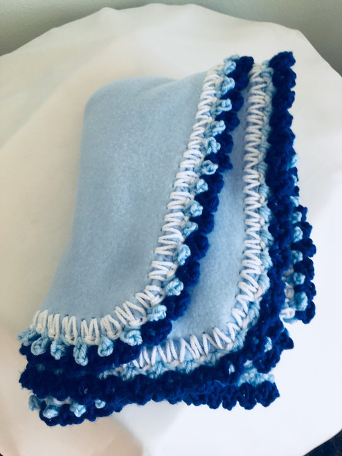 royal blue baby blanket