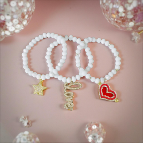 Crystal Charm Bracelets /Hand Designed
