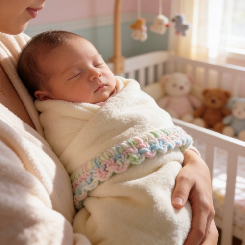 Buttercup Yellow Polar Fleece Baby Blanket – French Design Hand-Crocheted Border