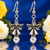 Angel Crystal Earrings – Silver Tone | Designed in the U.S.A.