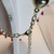 Red Crystal Elegance Set/Braided Neckline