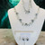 Crystal Necklace, Earrings & Bracelet Set – Silver-Plated Jewelry