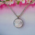 One-of-a-Kind Original Stamp Pendant Necklace – Bronze-Tone Backing