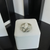 925 Sterling Silver Double Heart Cubic Zirconia Ring