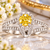 925 Sterling Silver Ring with Golden Gemstone – Stamped 925