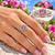 925 Sterling Silver Rose Gemstone Ring