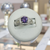 925 Sterling Silver Ring with Violet Gemstone – Stamped 925
