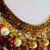 One-of-a-Kind Crystal Necklace Set with Hand-Crocheted Neckline