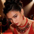 Handcrafted Crystal Necklace Set with Hand-Crocheted Neckline